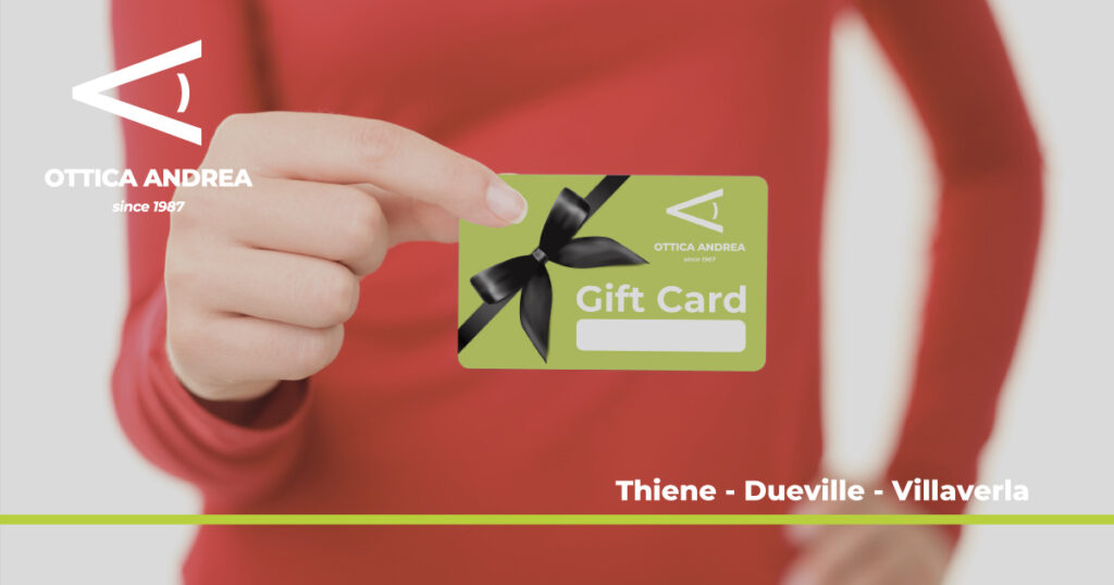Gift Card di Ottica Andrea 2025: Il Regalo di Natale Perfetto per Chi Ama lo Stile